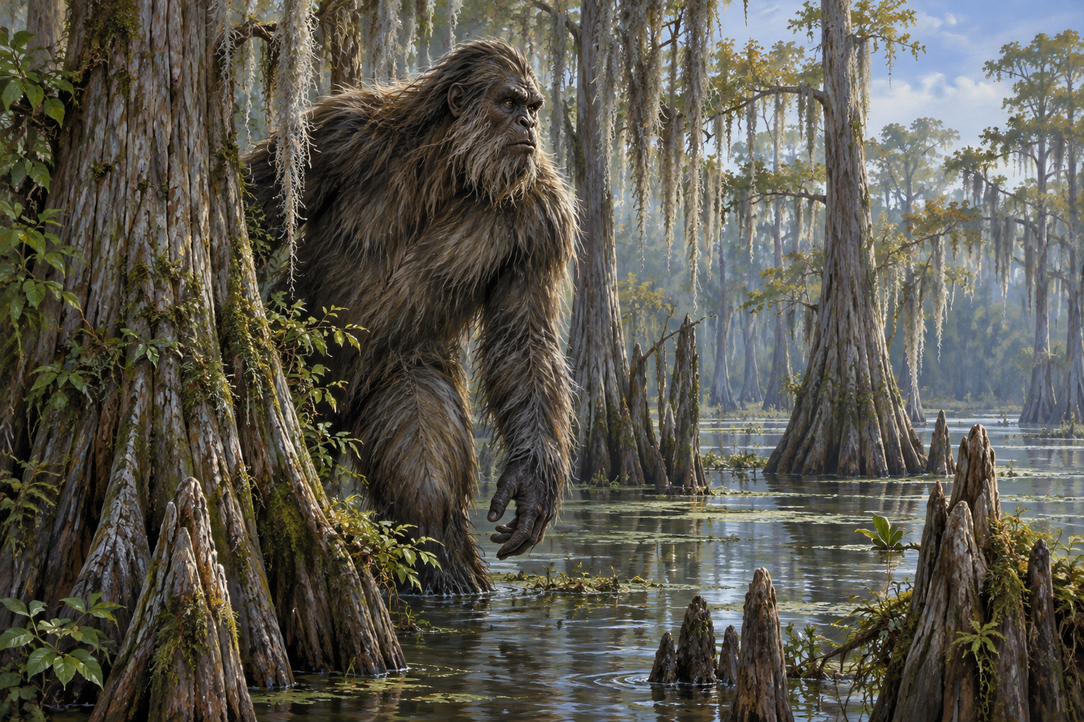 ハニーアイランド・スワンプ・モンスターの特徴を描いた挿絵
